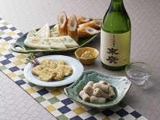 家飲みちくわセット【日本酒A・末廣山廃純米酒 最終発送日：8/31】（送料込）